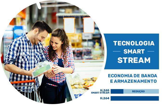 Economia em armazenamento ícone smart stream